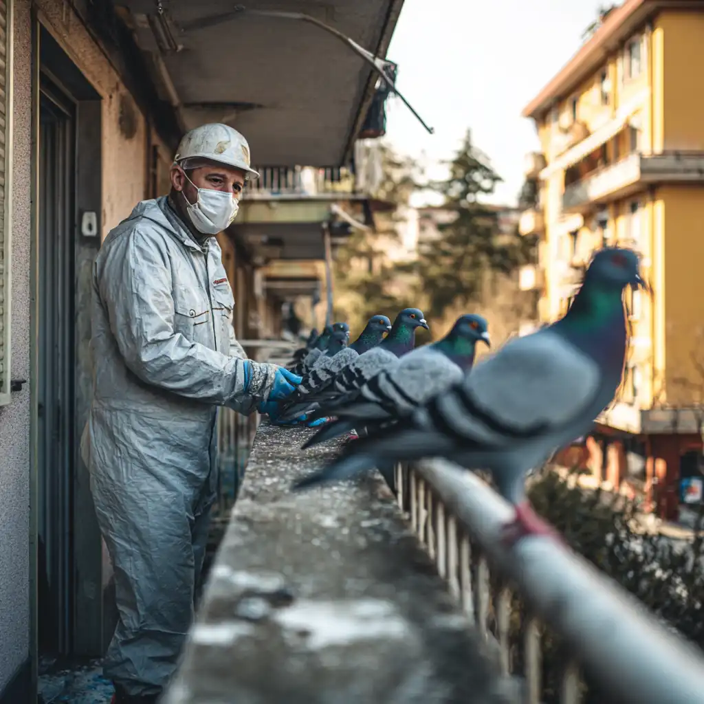 disinfestazione piccioni brescia